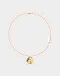 MONICA VINADER Aquarius Zodiac 18ct Yellow Gold Vermeil Pendant Necklace(Gold)