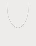 MONICA VINADER Beaded Rope 18ct Yellow Gold Vermeil Chain Necklace(Silver)