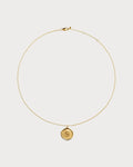 MONICA VINADER Initial S Stamp 18ct Yellow Gold Vermeil Necklace(Gold)