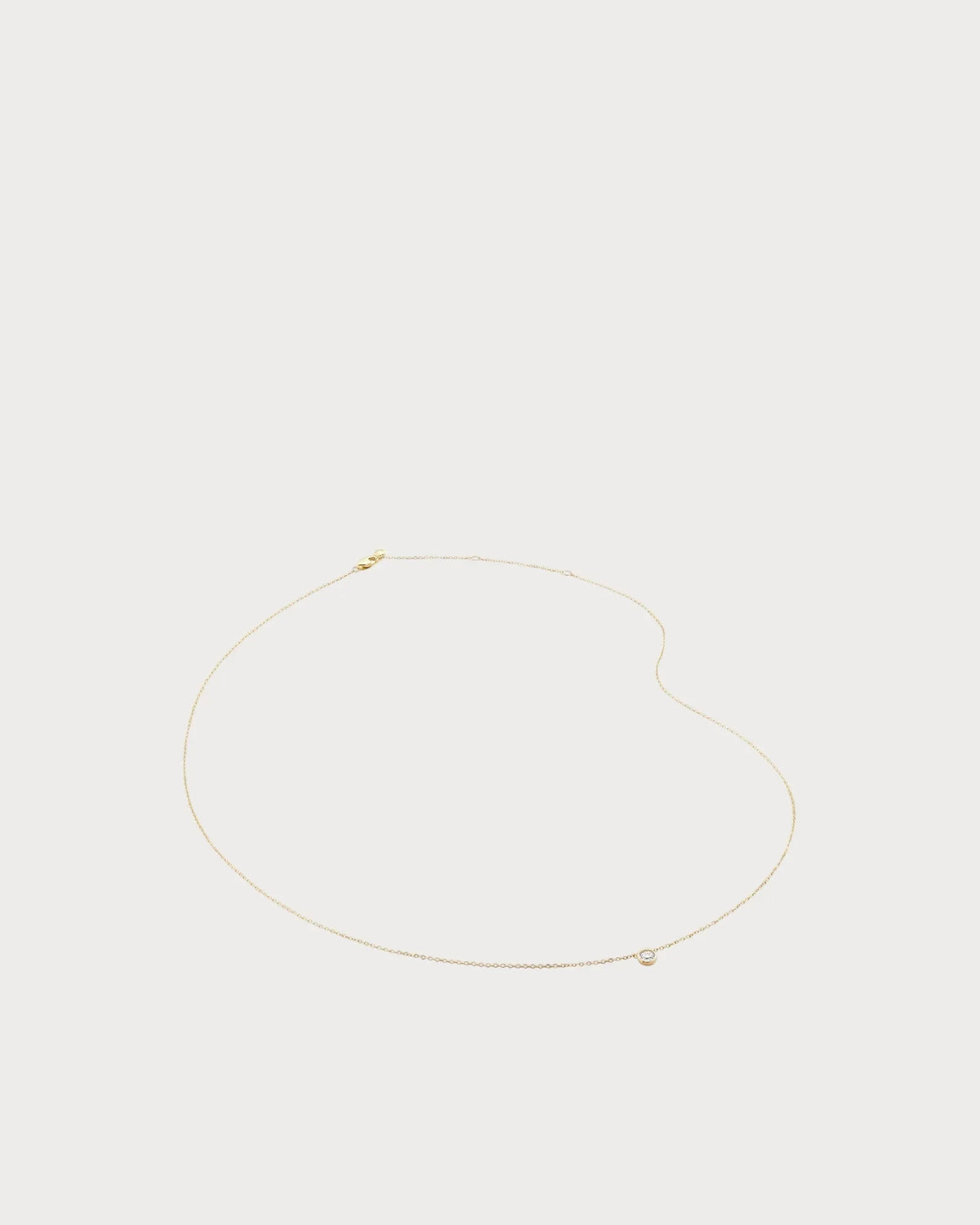 MONICA VINADER Lab-Grown 14ct Yellow-Gold And 0.06ct Lab-Grown Diamond Pendant Necklace(Gold)