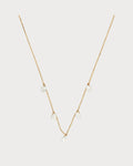 PERSEE Yellow Gold and Diamond 5-Stone Danae Necklace(Yellow Gold)