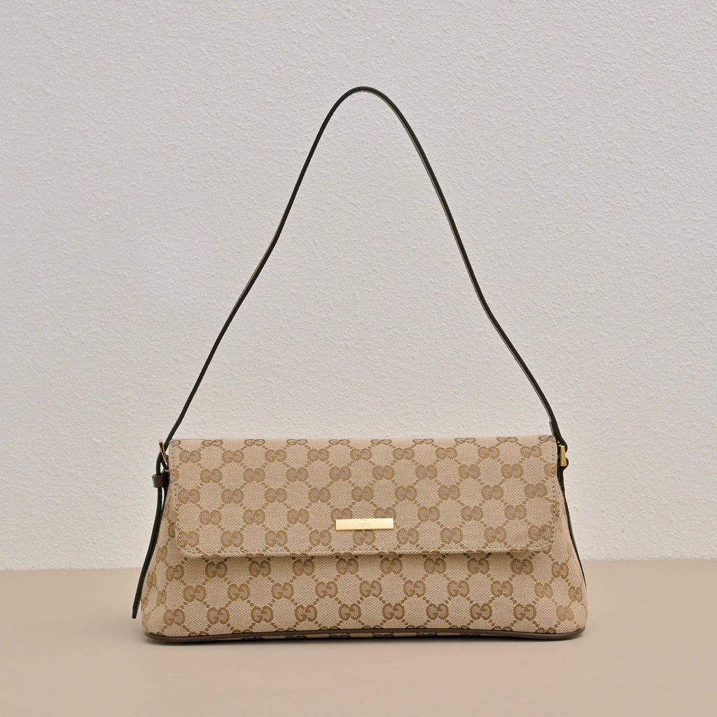 GUCCI GG Madison Denim Shoulder Bag-874744