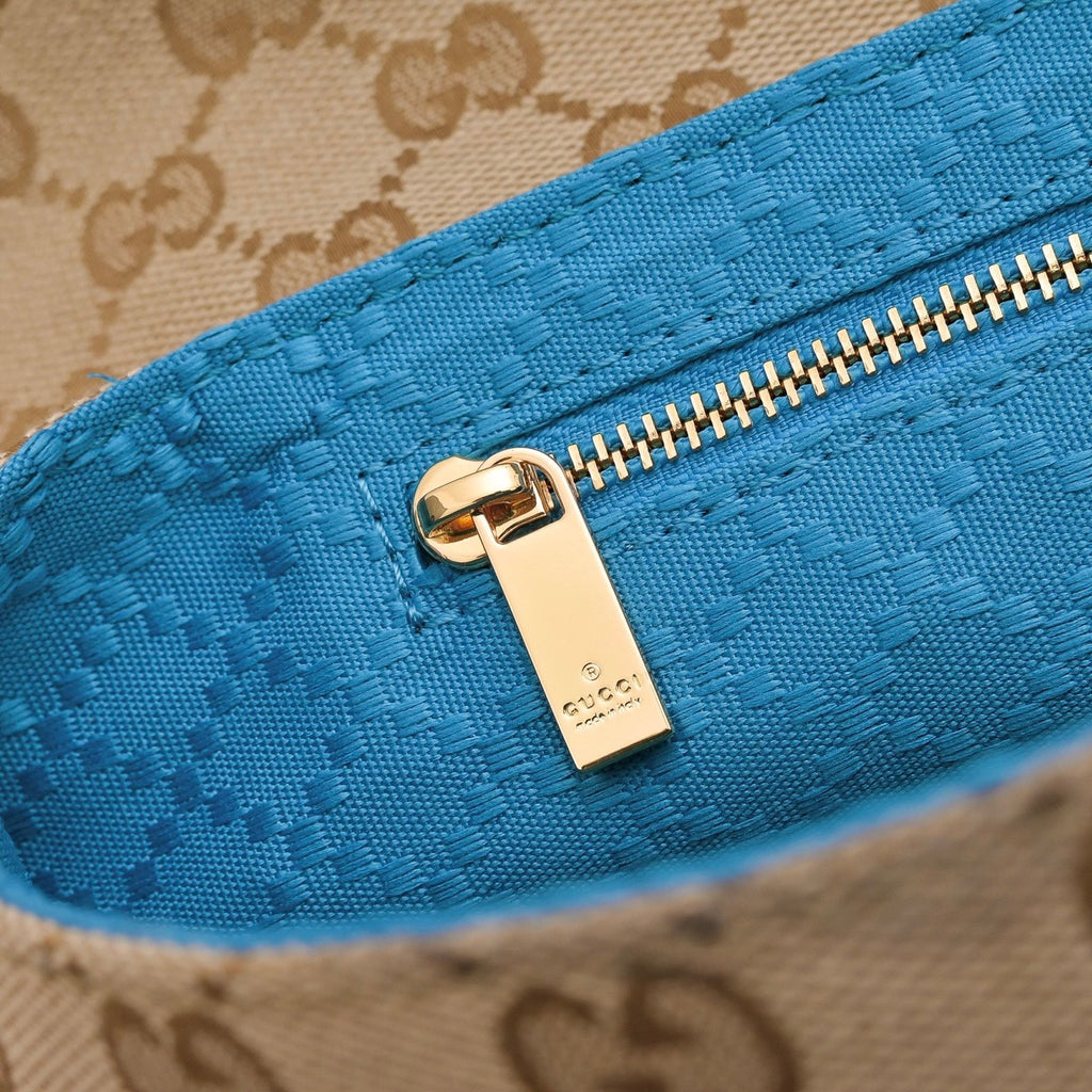 GUCCI GG Madison Denim Shoulder Bag-874744