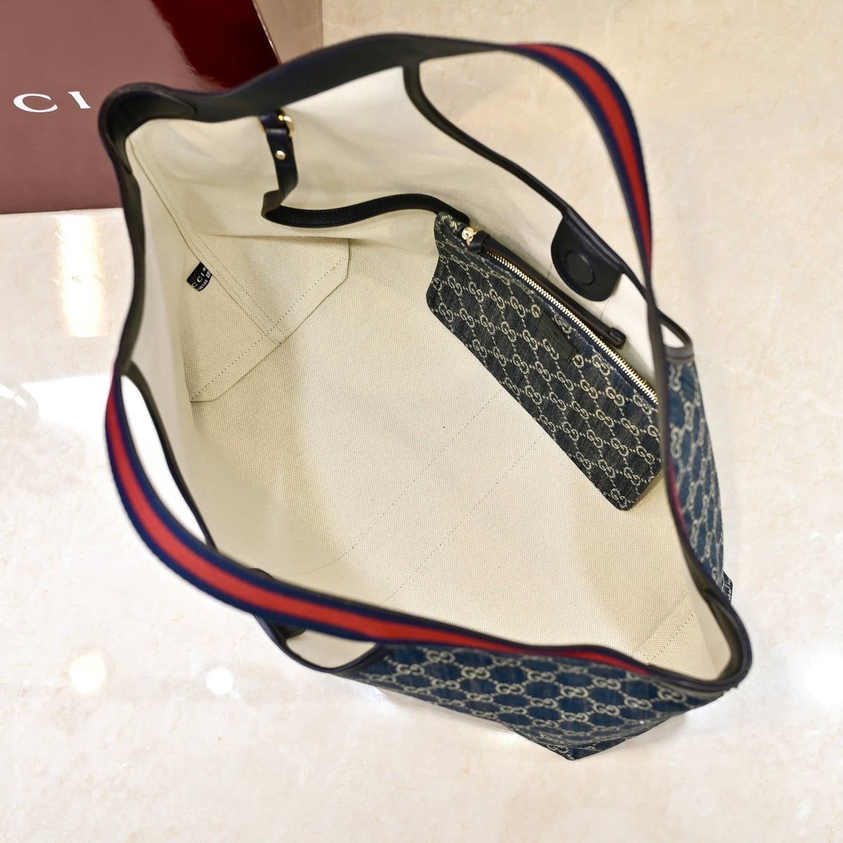 GUCCI Giglio Series Tote Bag-853971