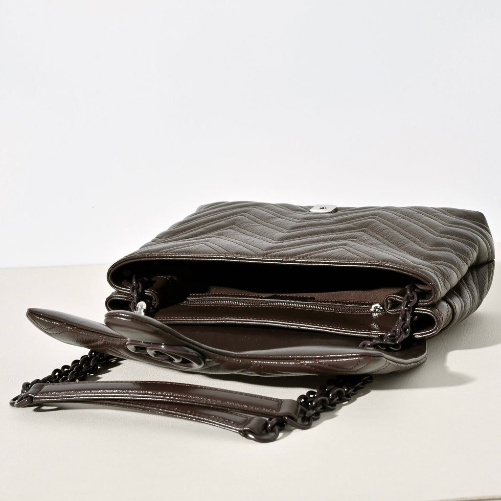 Gucci GG Marmont Pleated Calfskin Shoulder Bag-850676